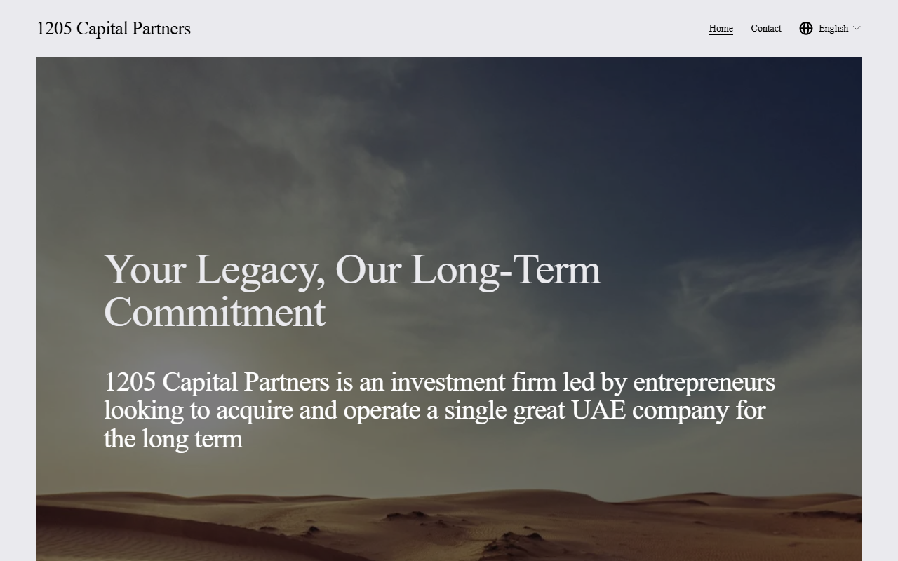 1205capital.com screenshot