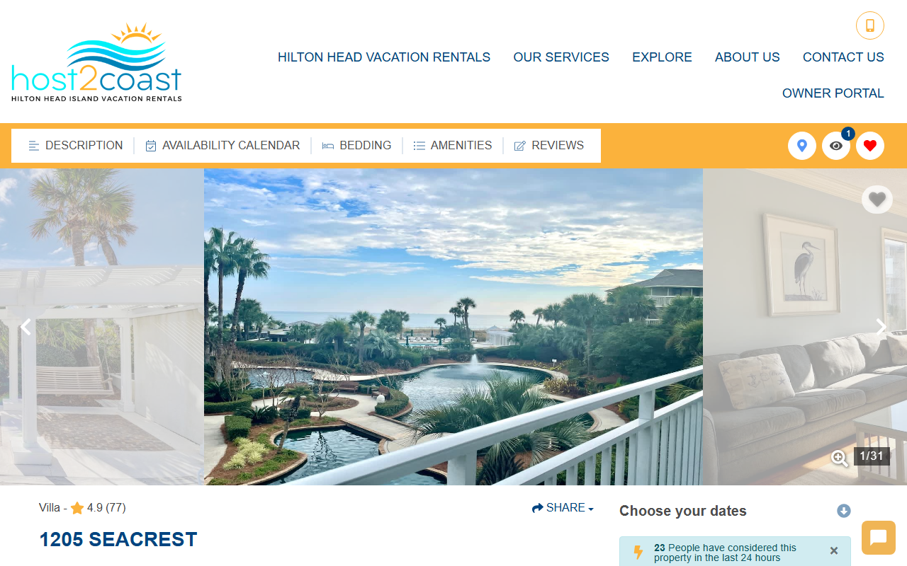 1205seacrest.com screenshot