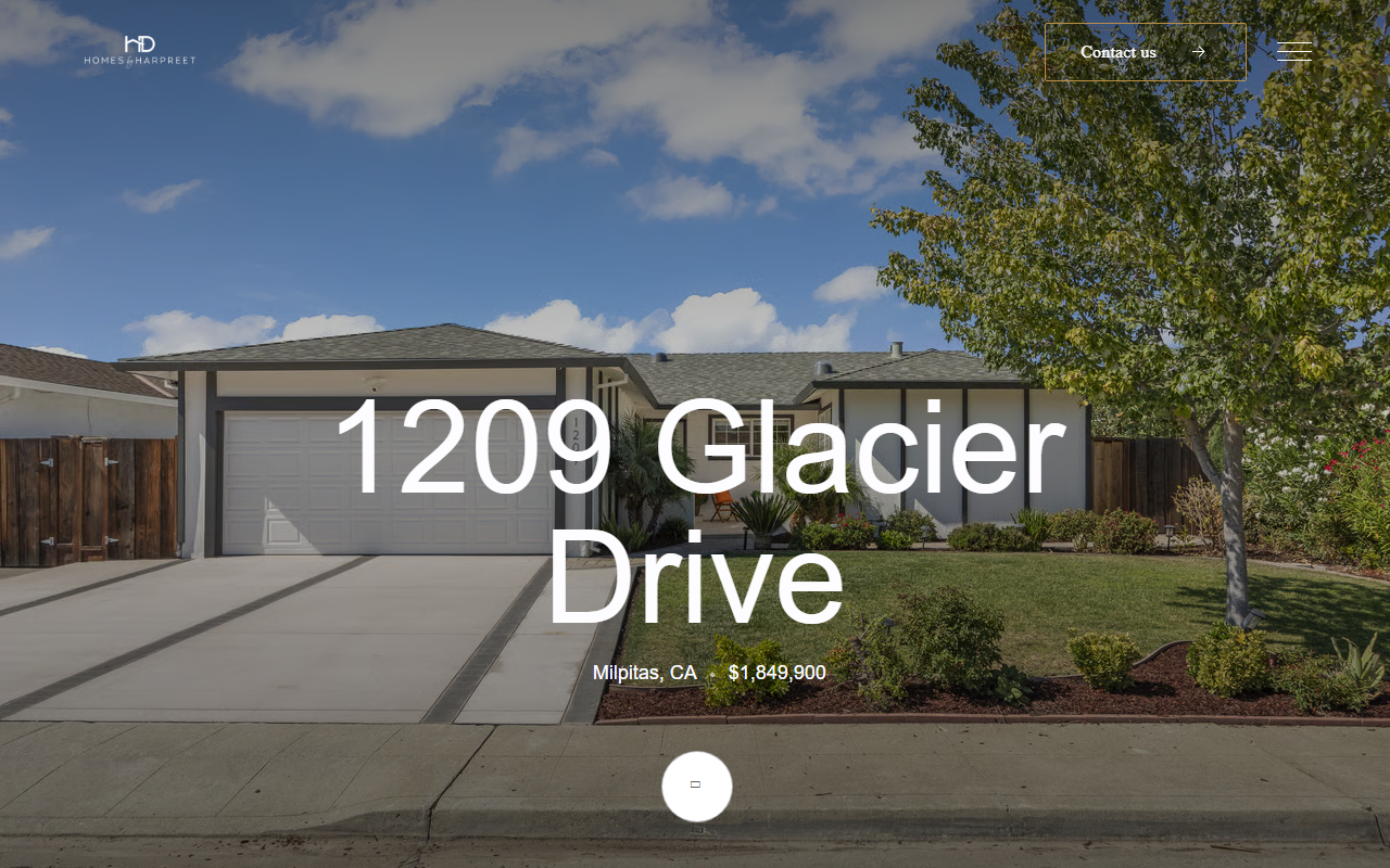 1209glacier.com screenshot