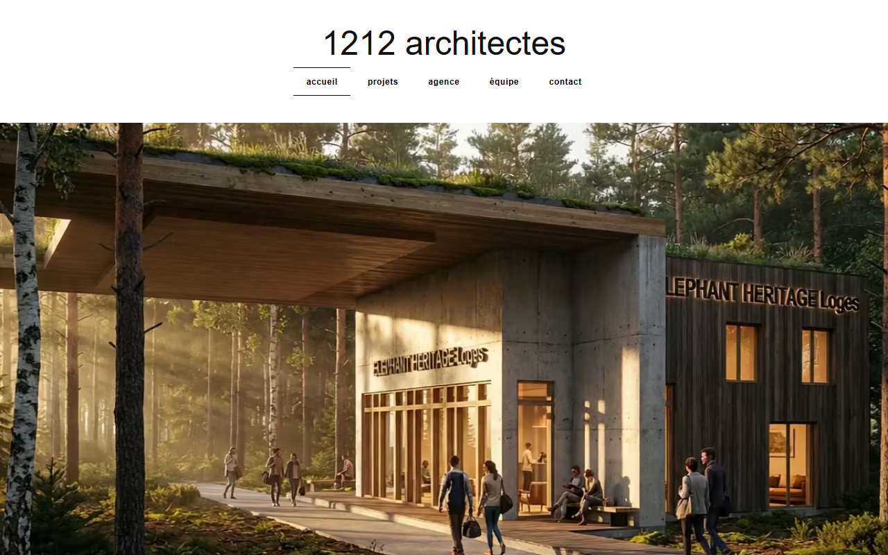 1212-architectes.com screenshot