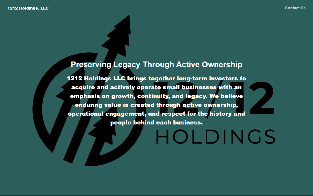 1212holdings.com screenshot
