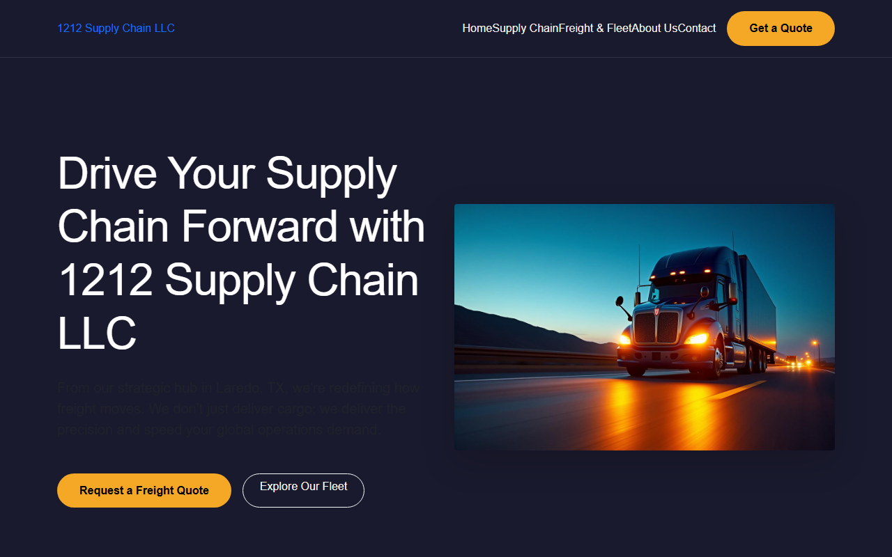 1212supplychain.com screenshot