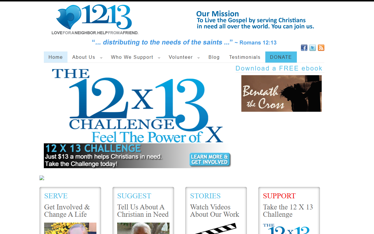 1213charitable.com screenshot