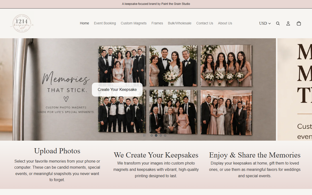 1214keepsakes.com screenshot