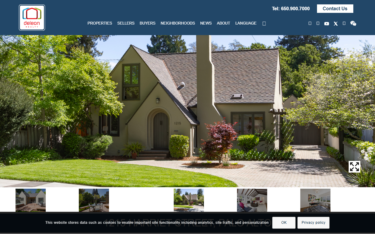 1215harriet.com screenshot