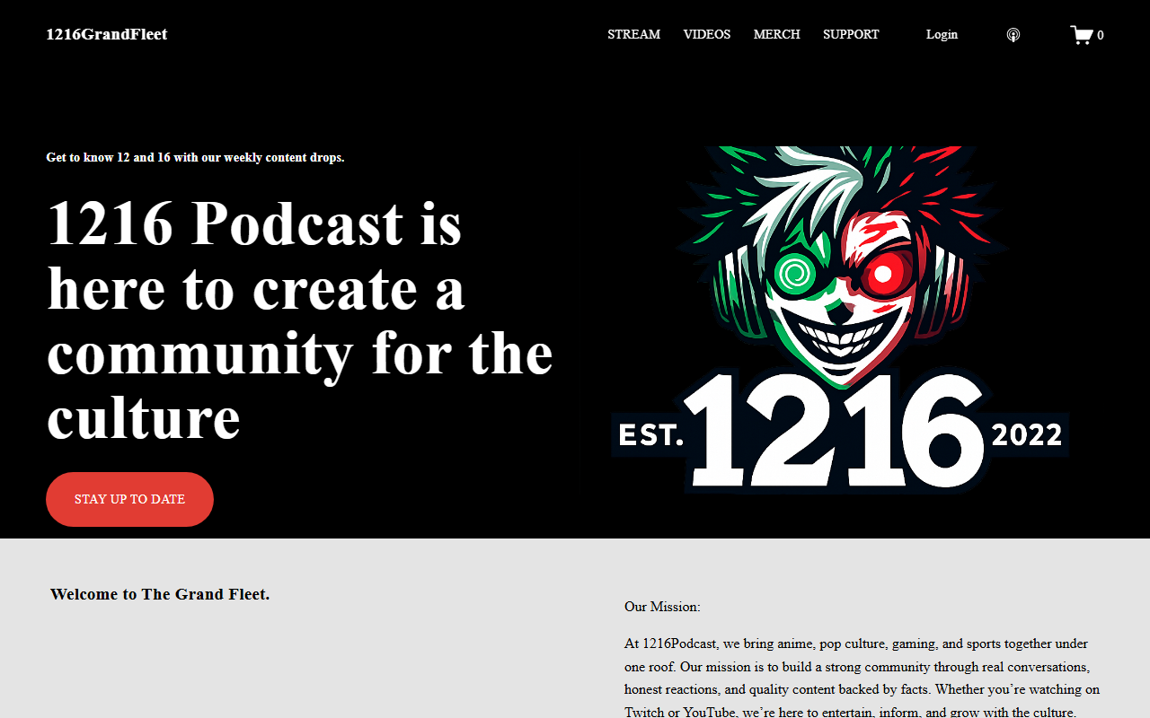 1216grandfleet.com screenshot