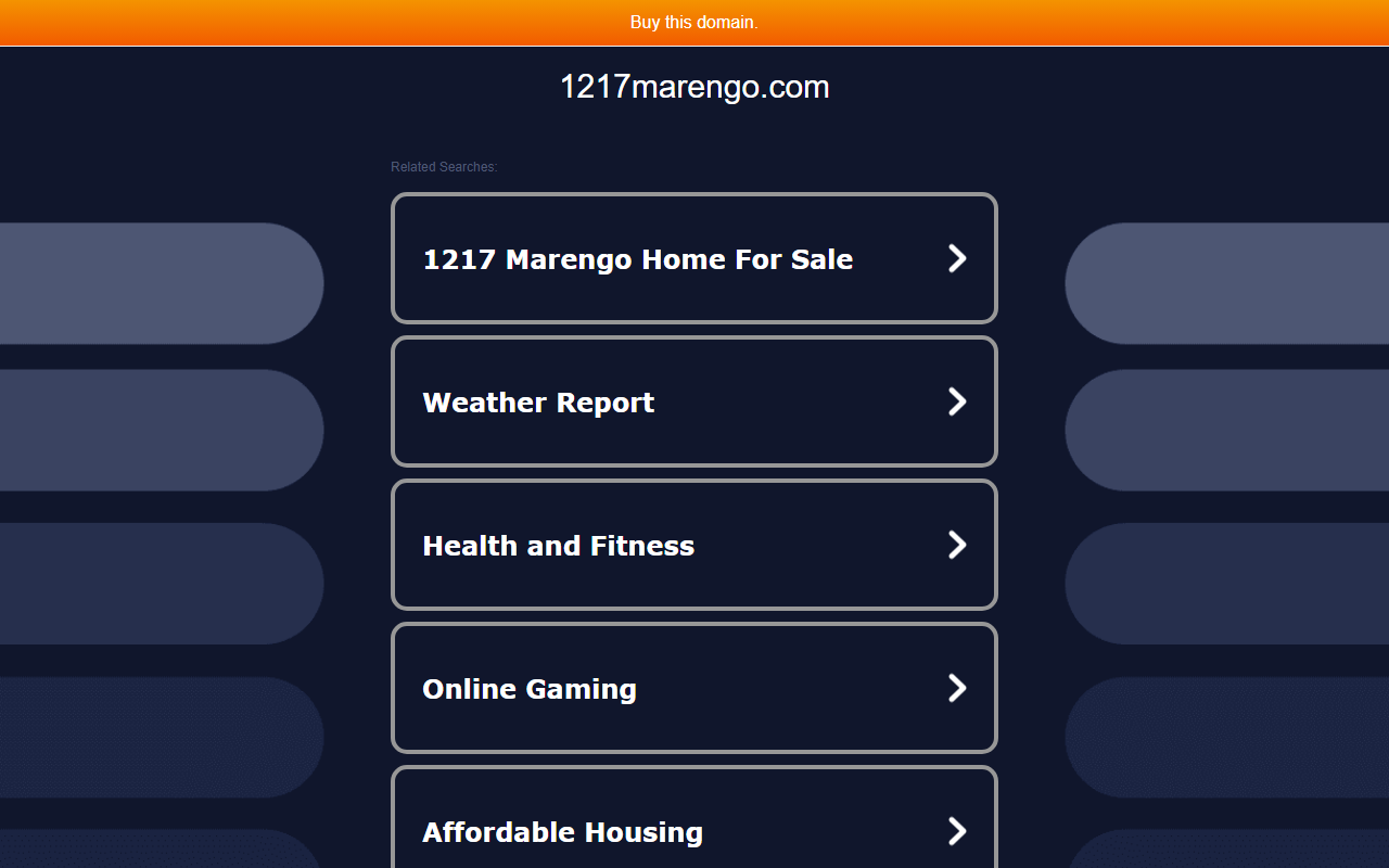1217marengo.com screenshot