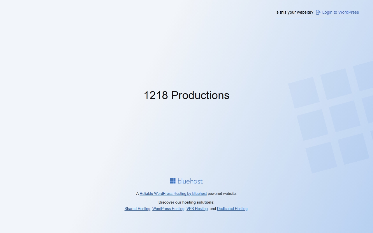 1218productions.com screenshot