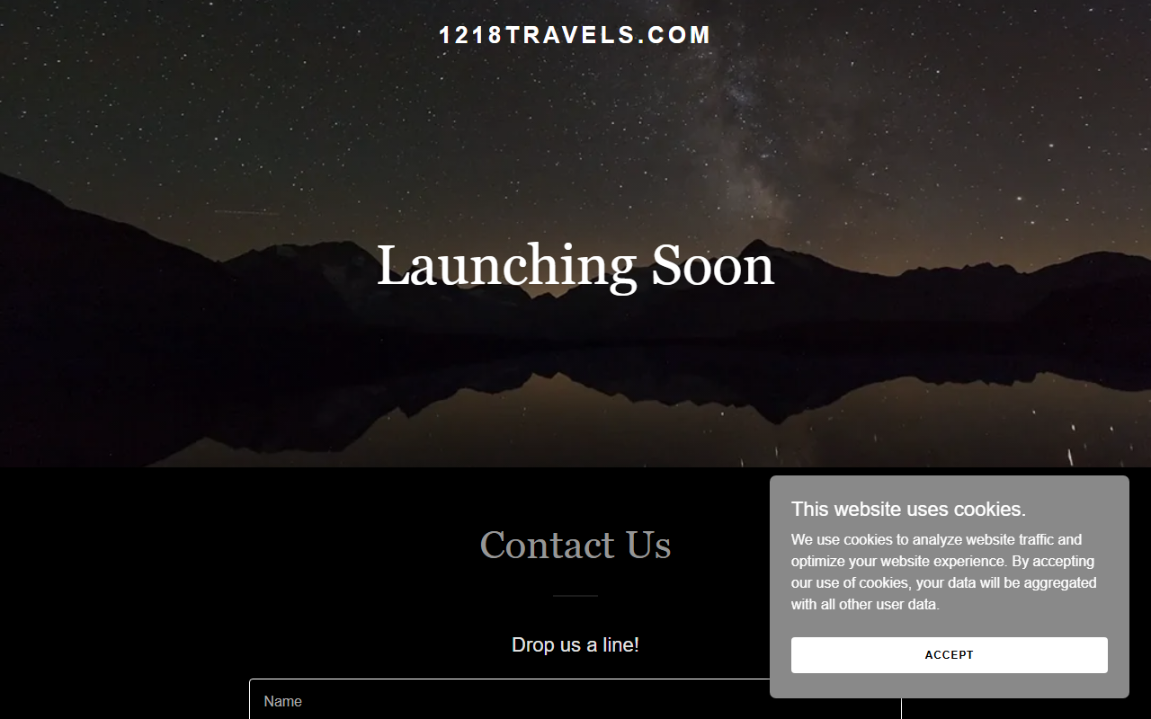 1218travels.com screenshot