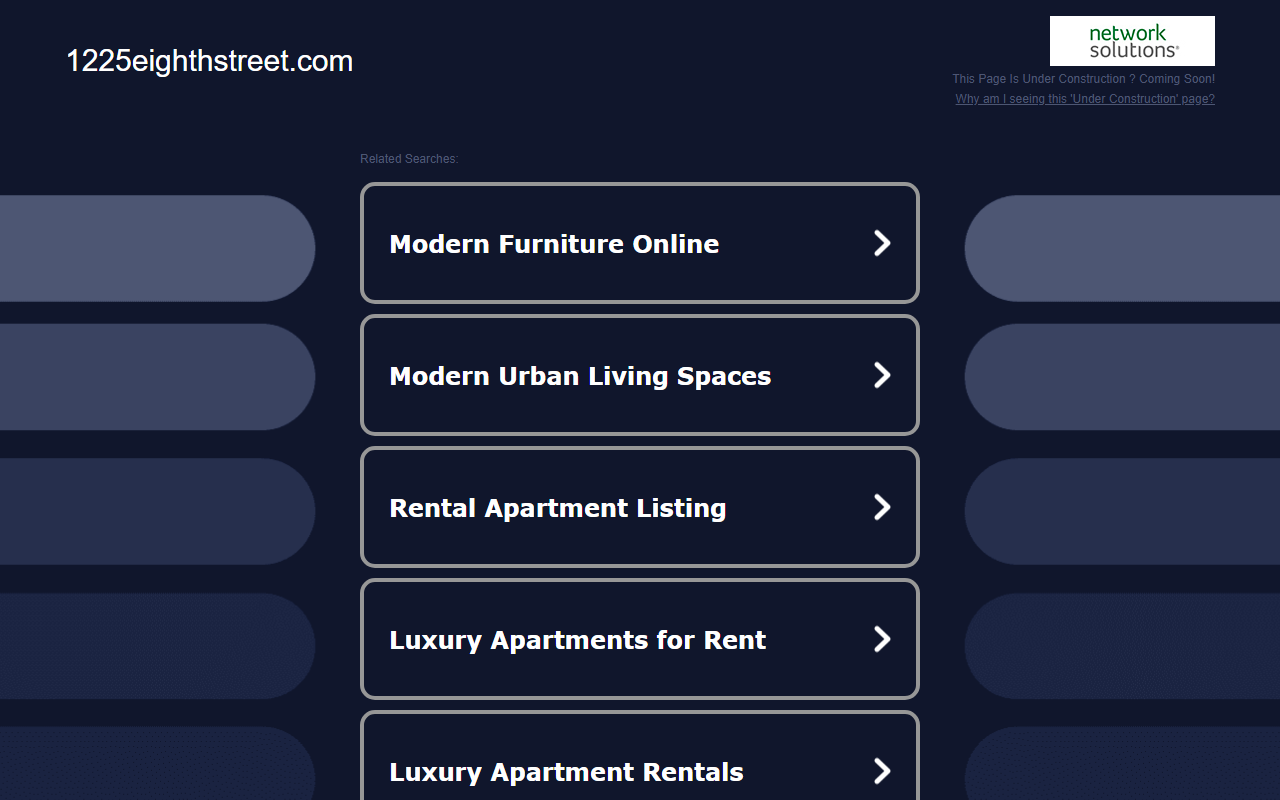 1225eighthstreet.com screenshot