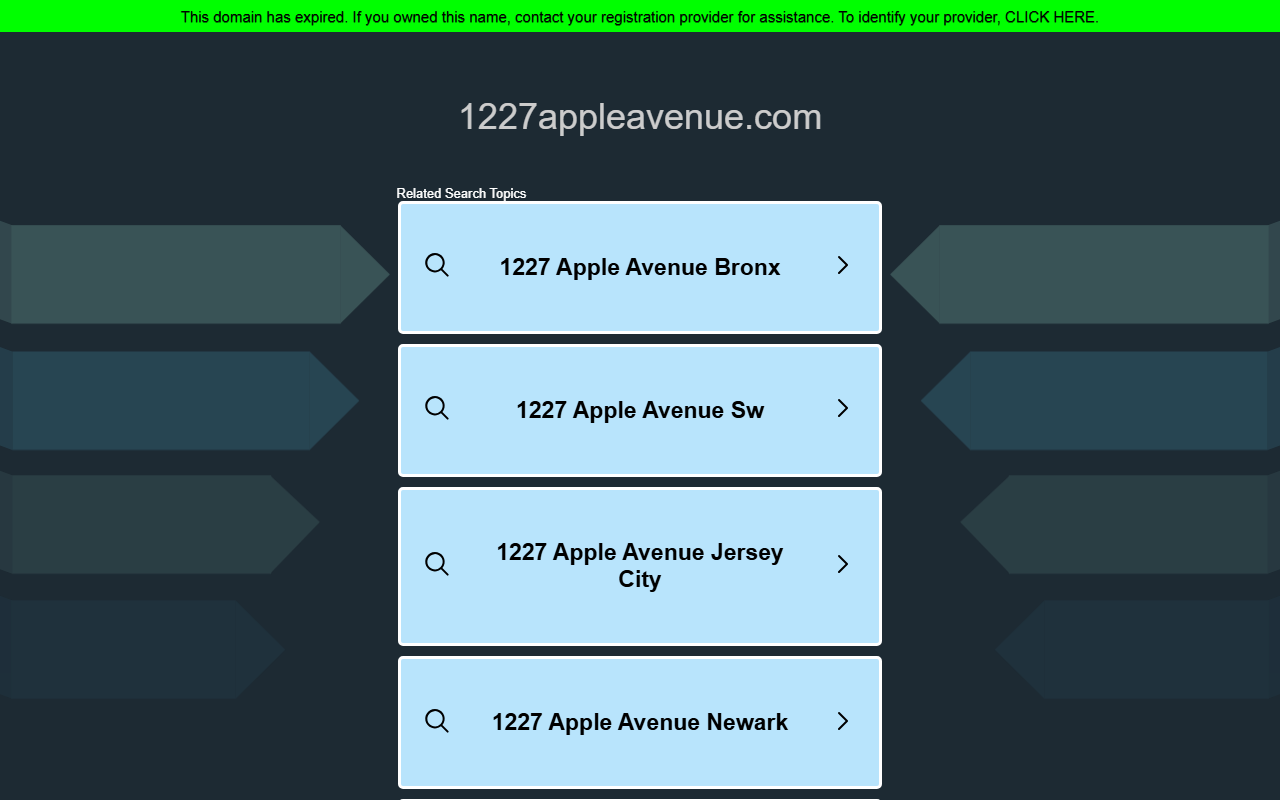 1227appleavenue.com screenshot