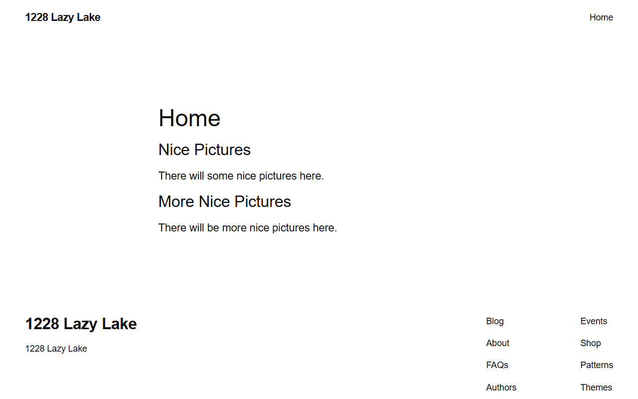 1228lazylake.com screenshot