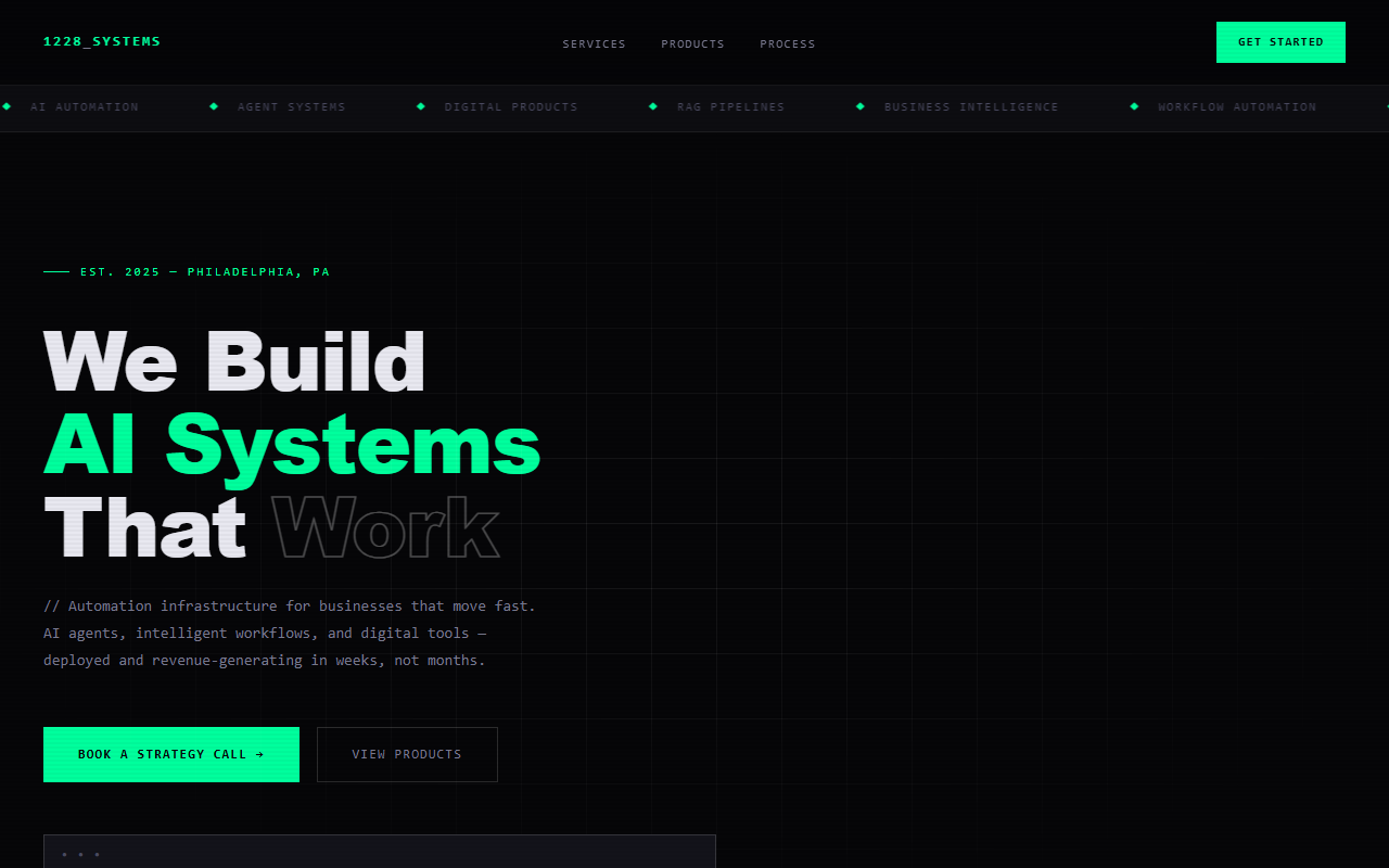 1228systems.com screenshot