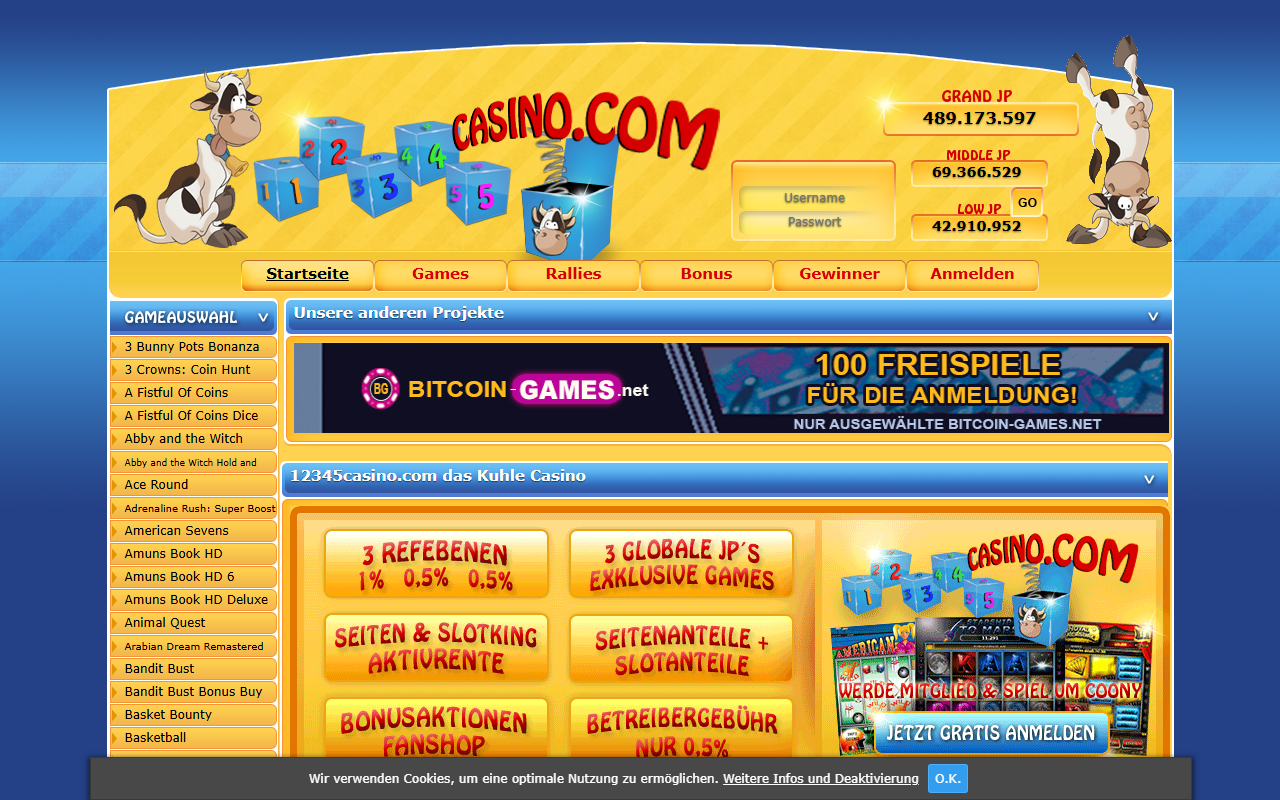 12345casino.com screenshot