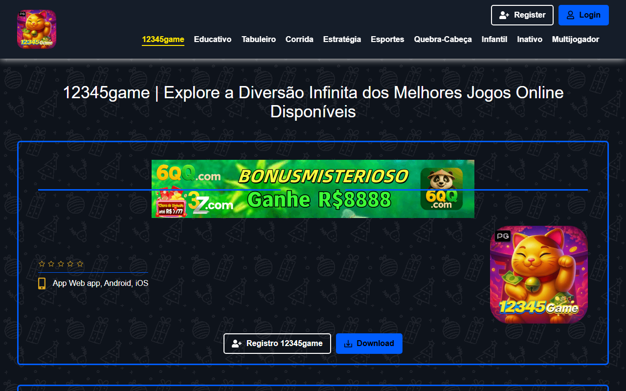 12345gameesports.com screenshot