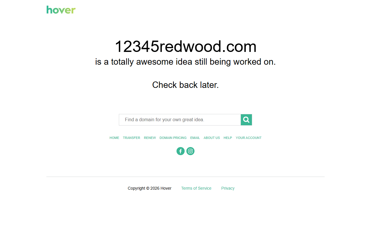 12345redwood.com screenshot