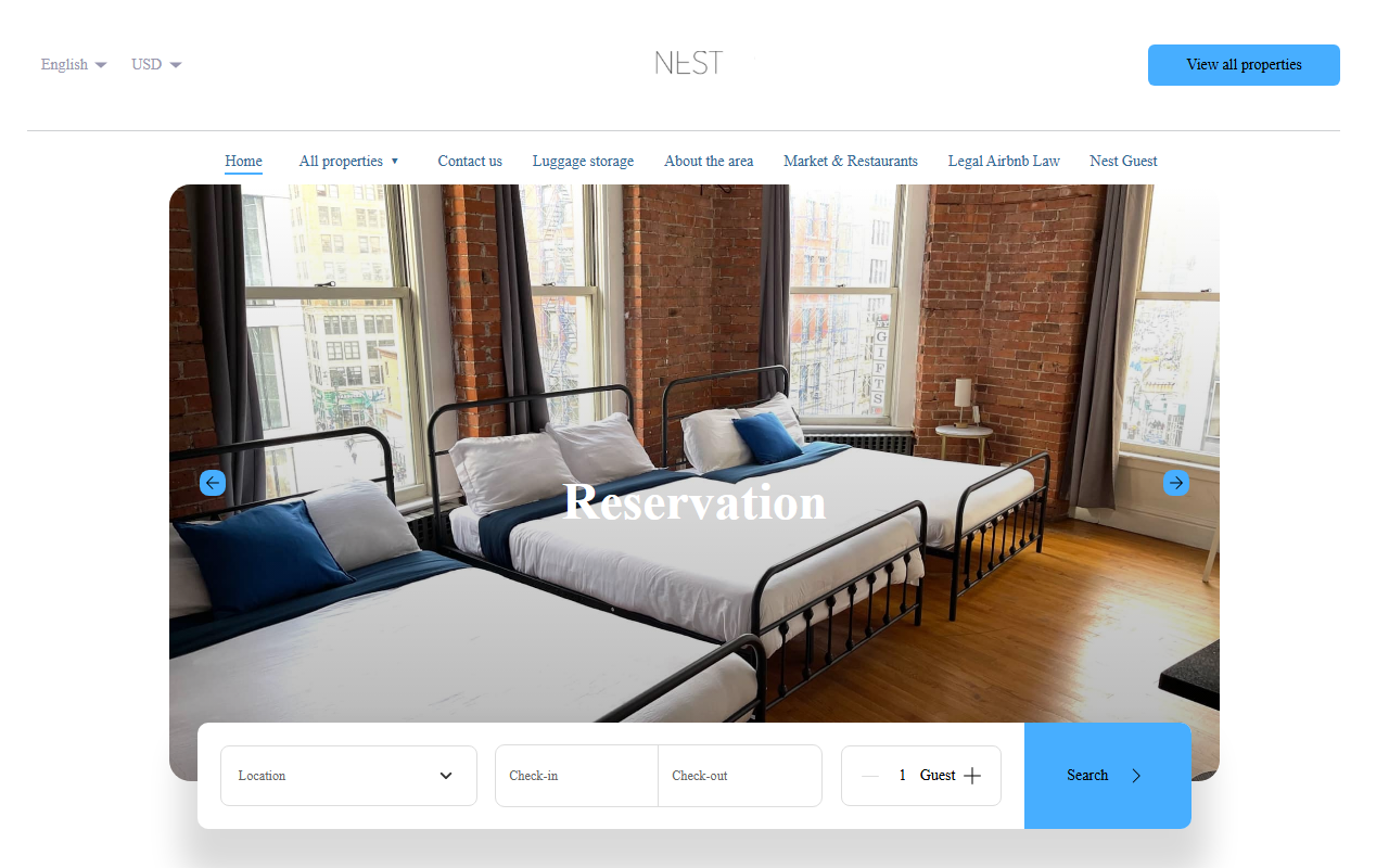 1234broadway.com screenshot