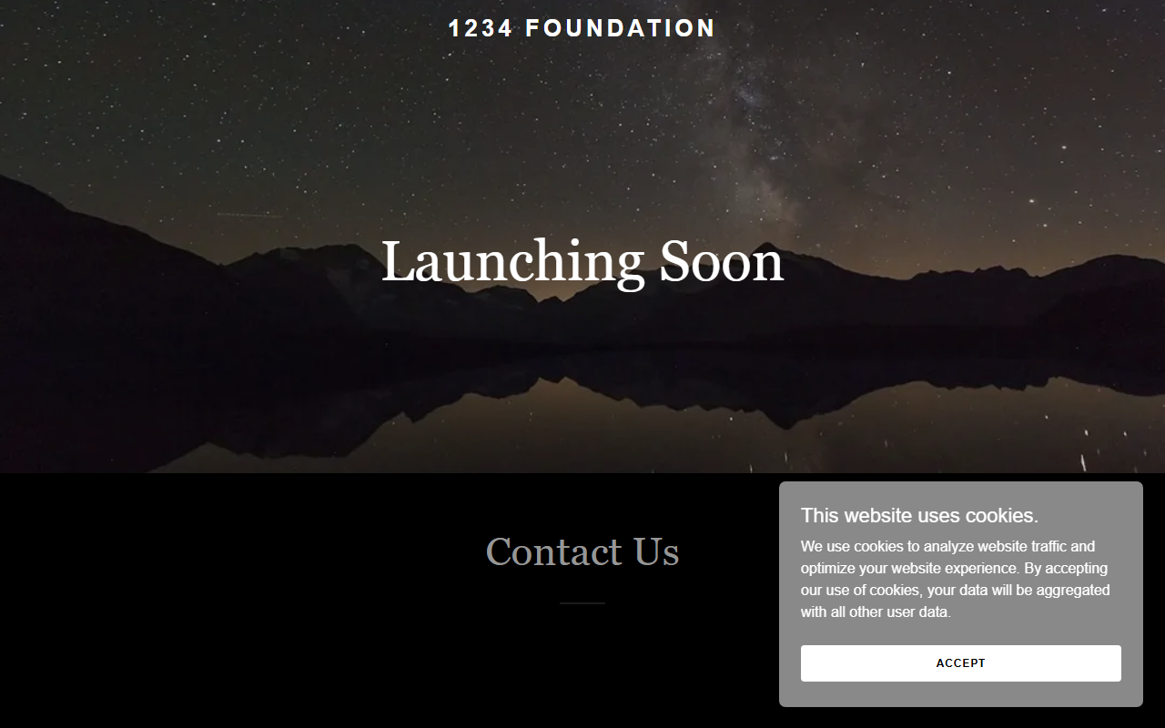 1234foundation.com screenshot