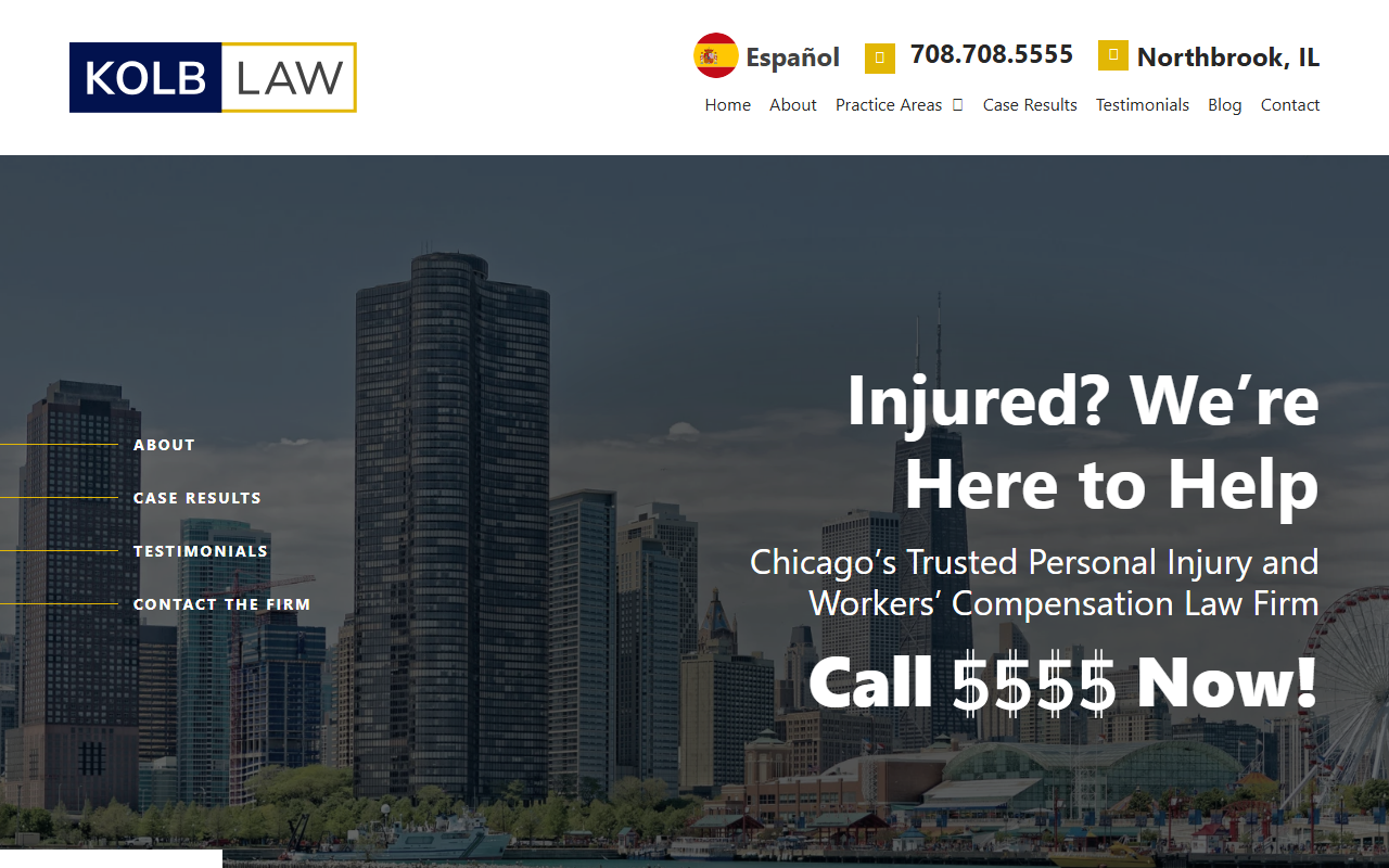 1234kolblaw.com screenshot
