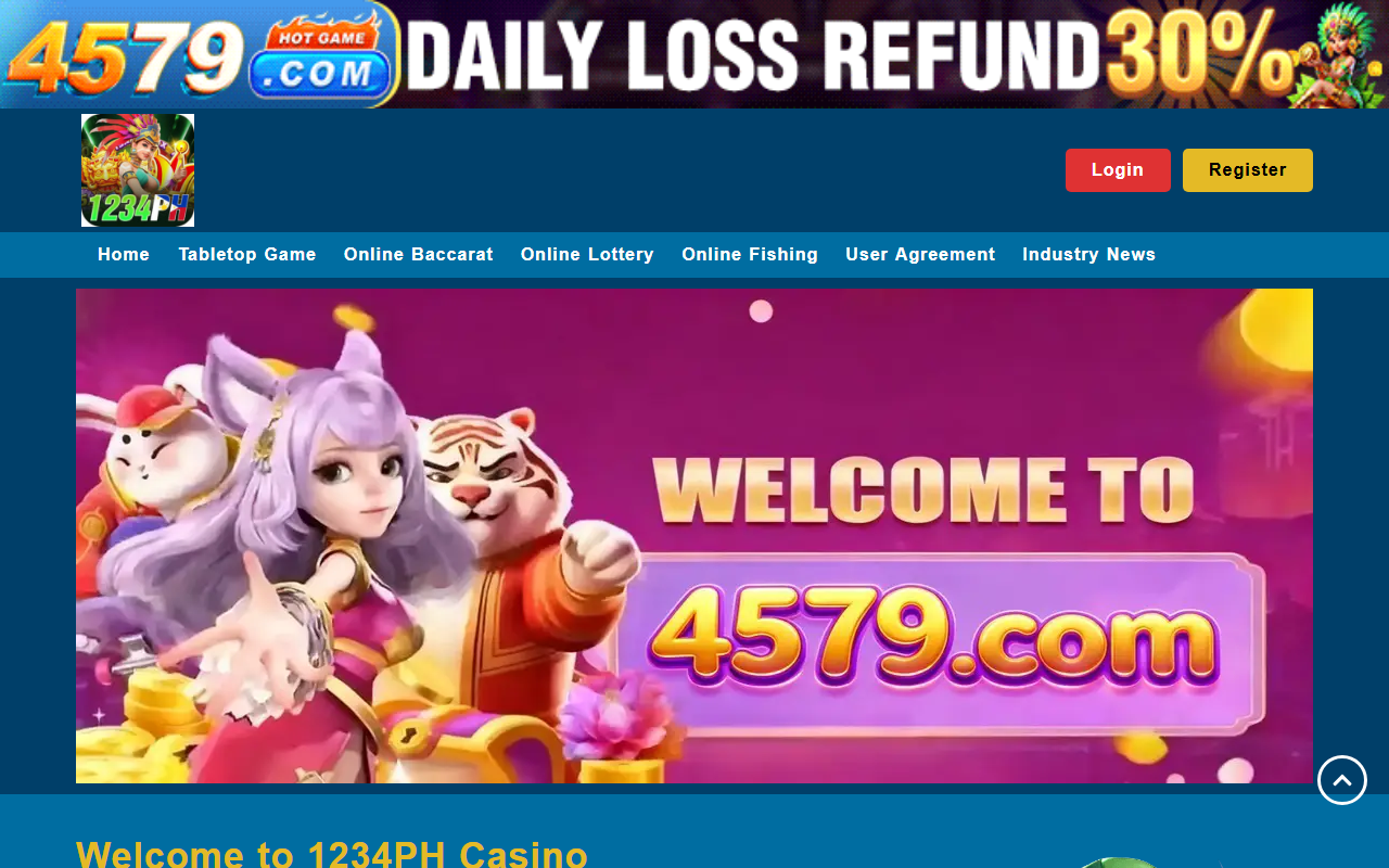 1234phlogin.com screenshot