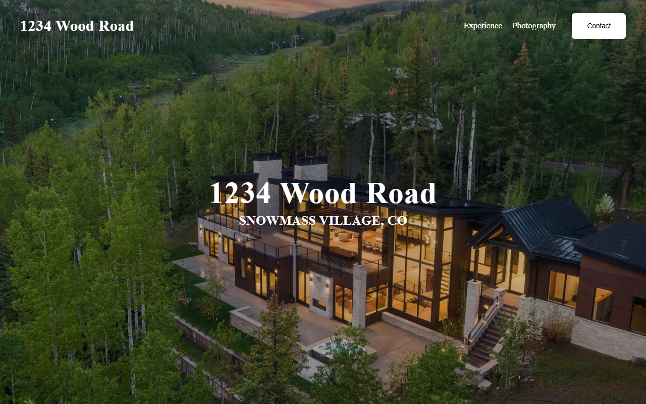 1234woodroad.com screenshot