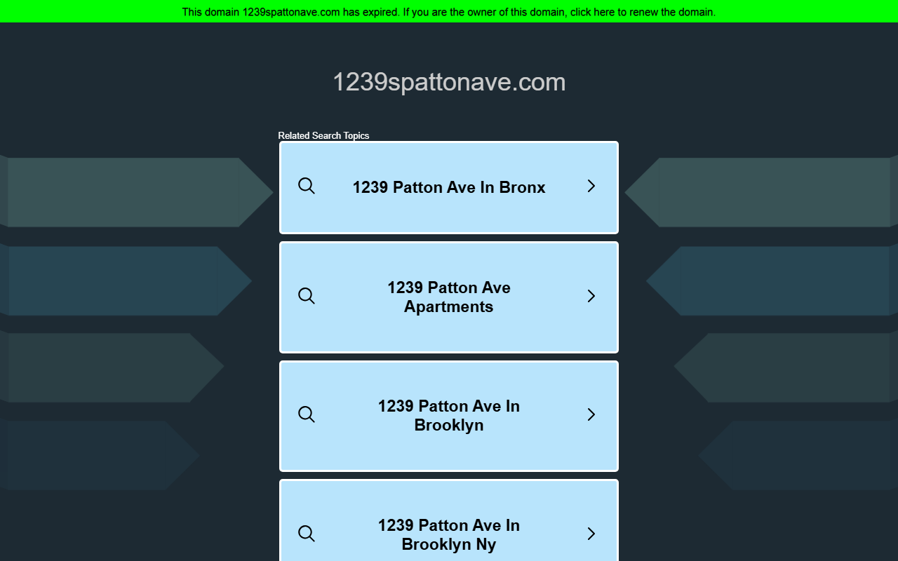1239spattonave.com screenshot