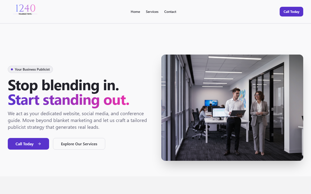 1240marketingllc.com screenshot