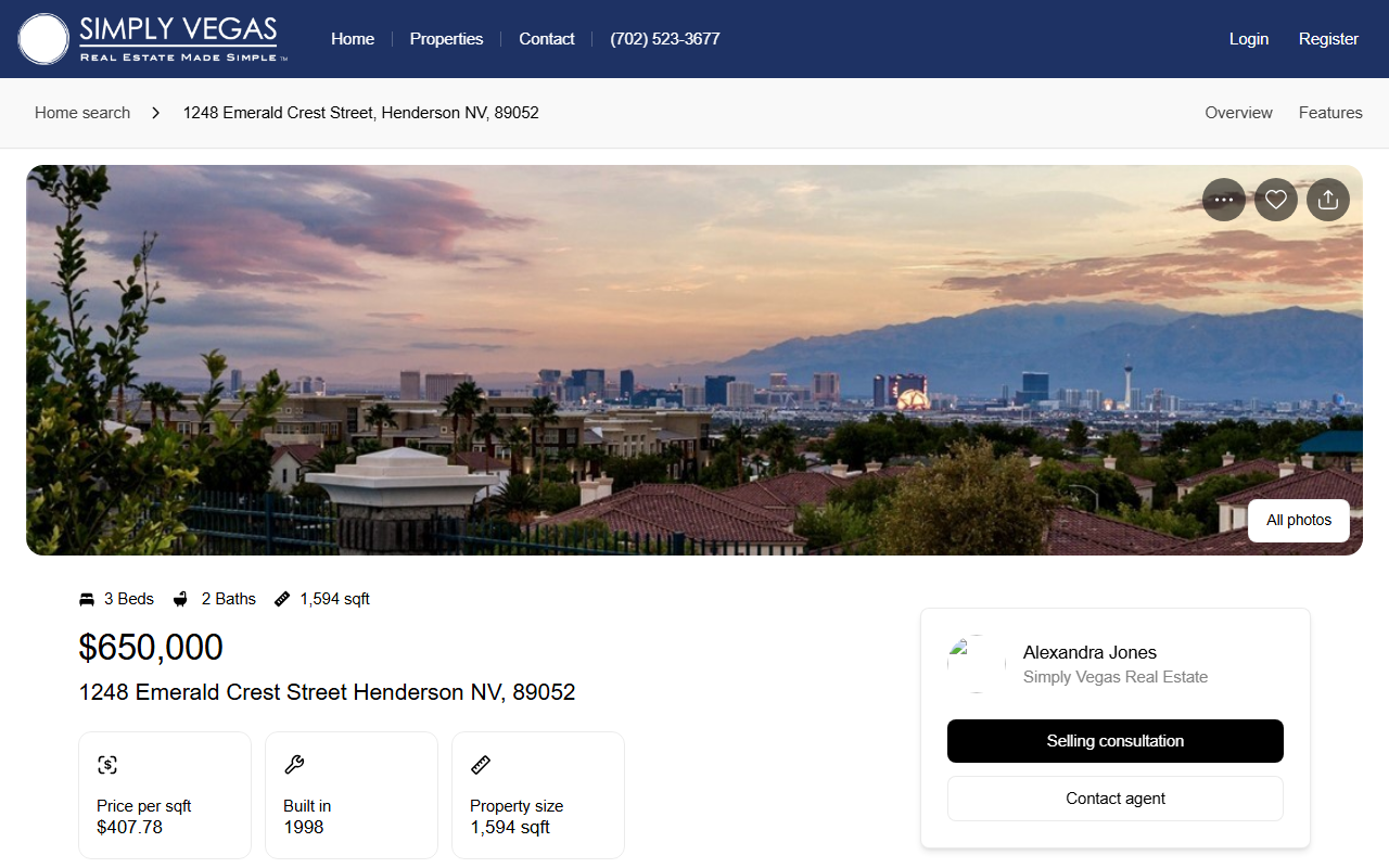 1248emeraldcrest.com screenshot