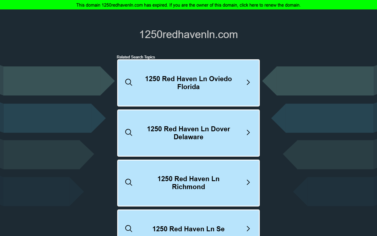 1250redhavenln.com screenshot