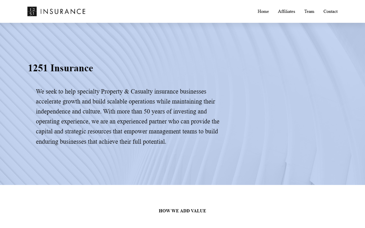1251insurance.com screenshot