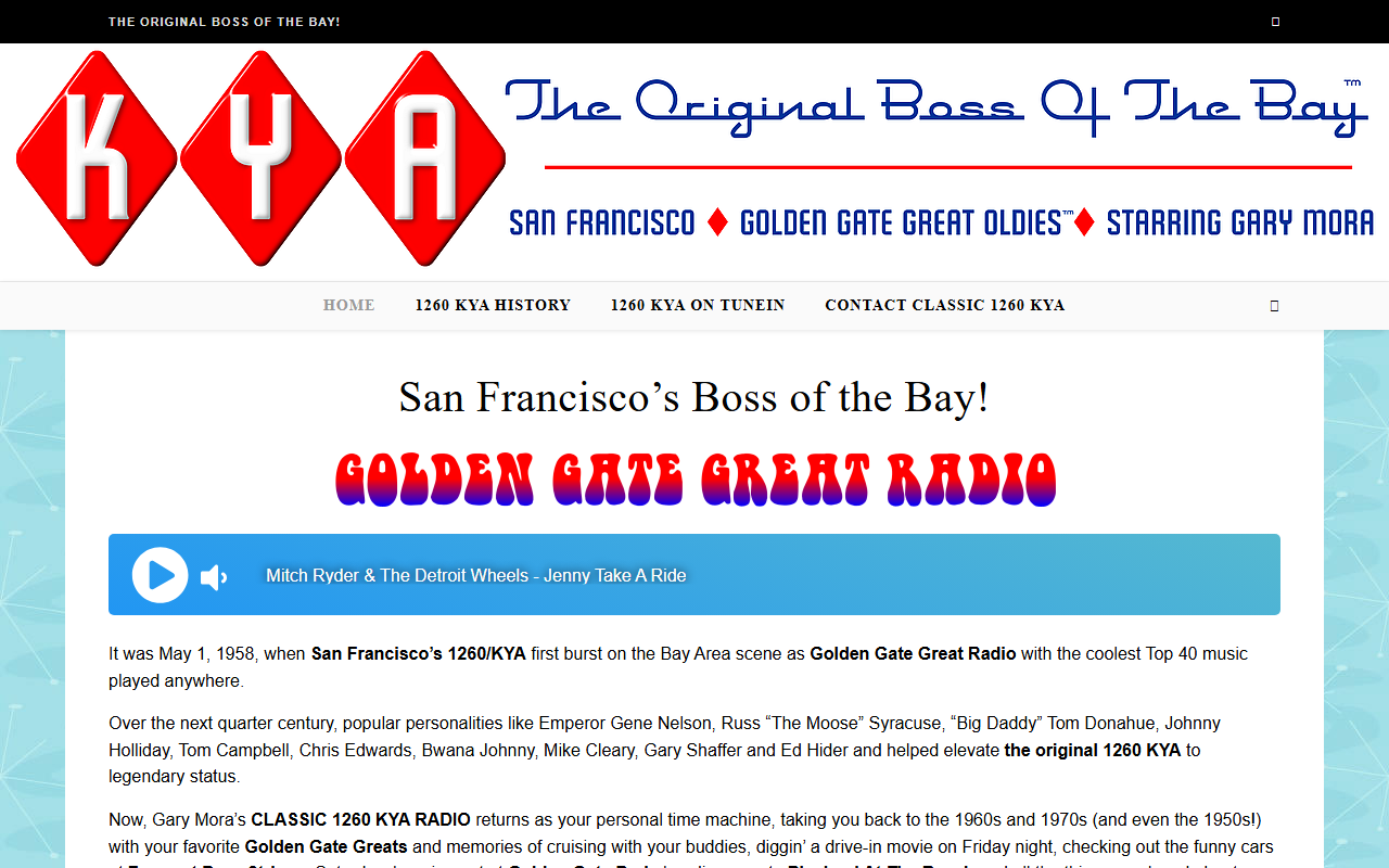1260kyaradio.com screenshot