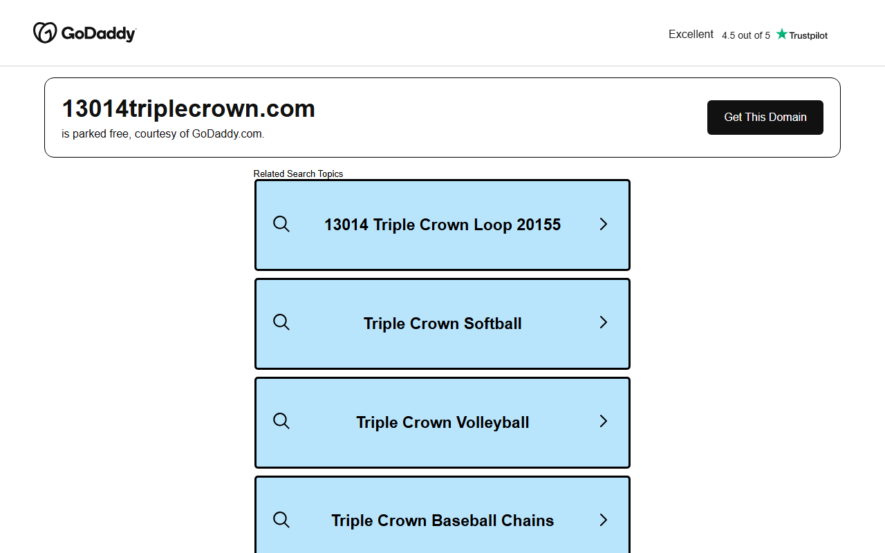13014triplecrown.com screenshot