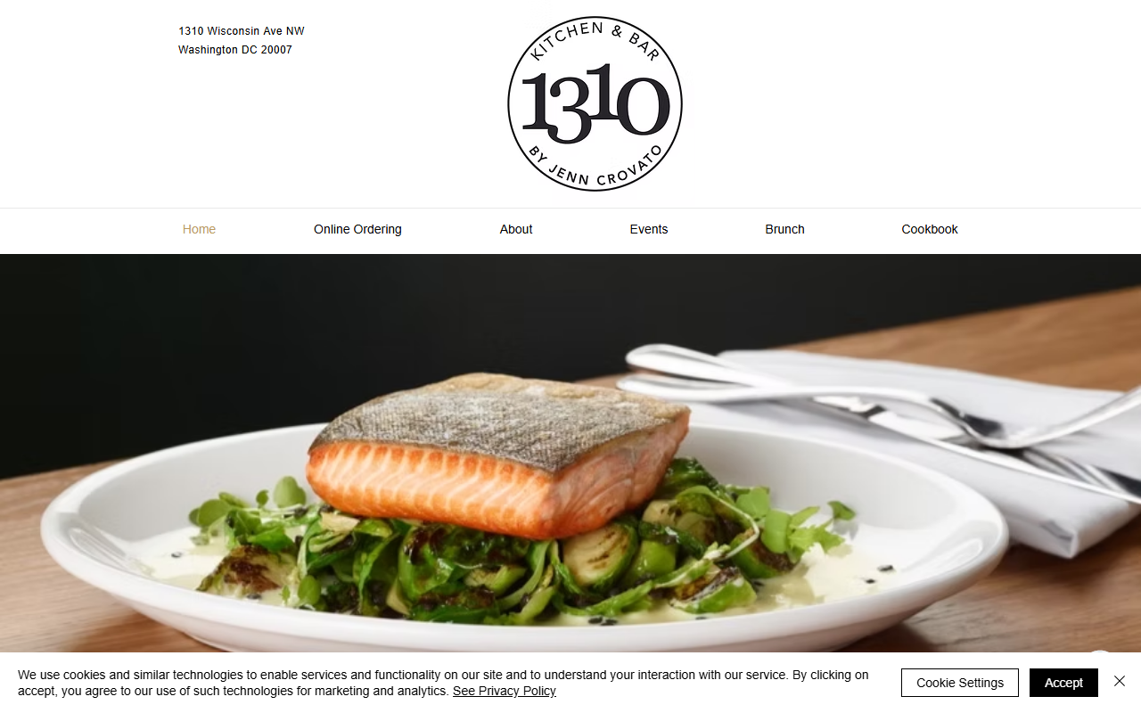 1310kitchendc.com screenshot