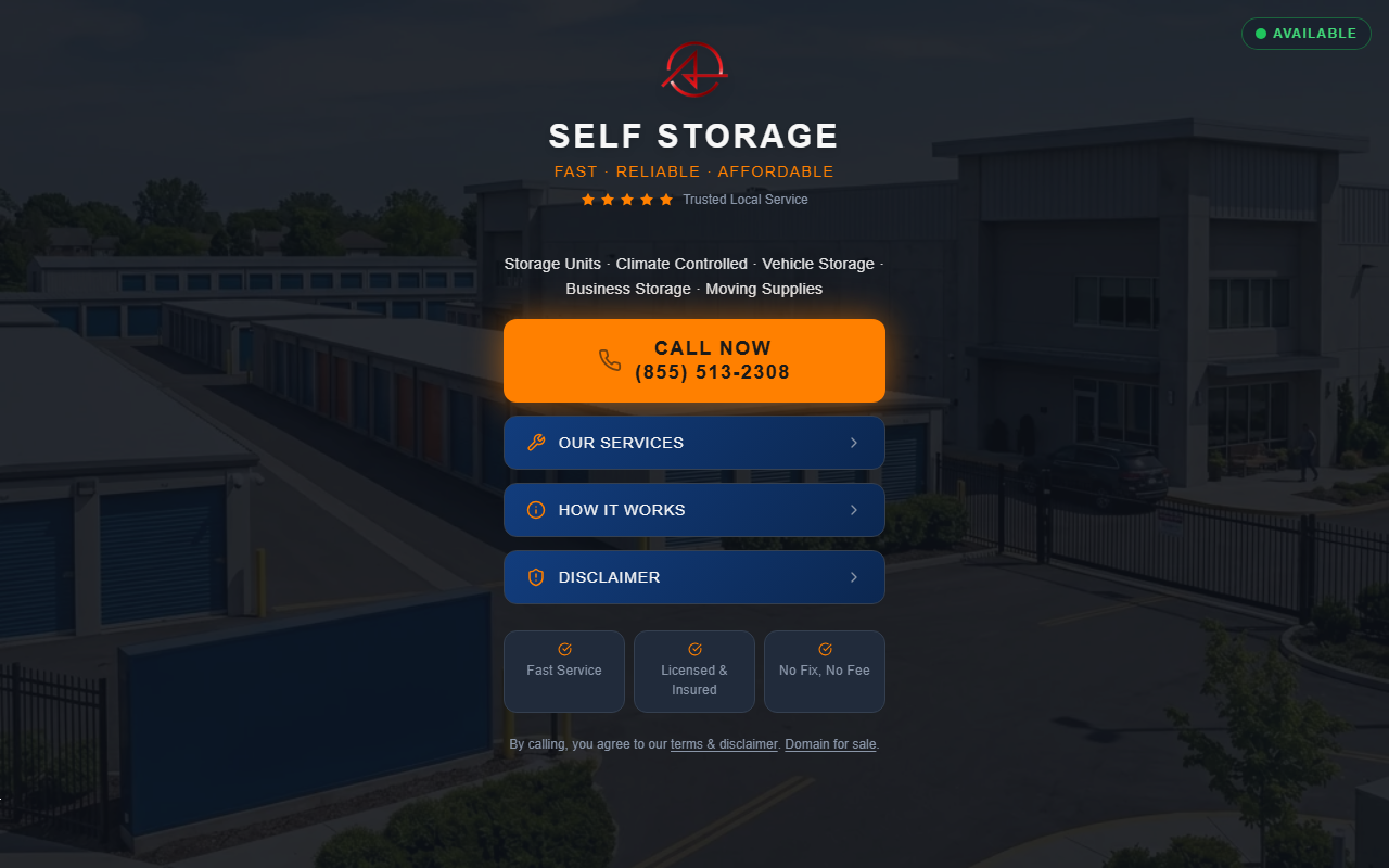 1314ministorage.com screenshot