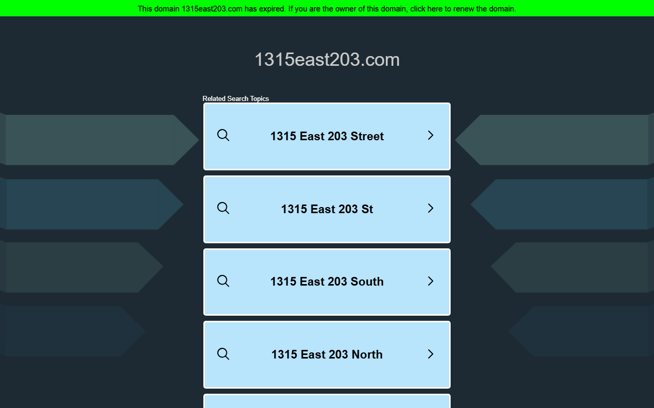 1315east203.com screenshot