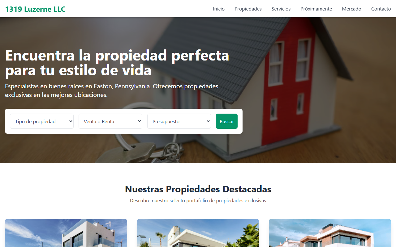 1319luzernellc.com screenshot