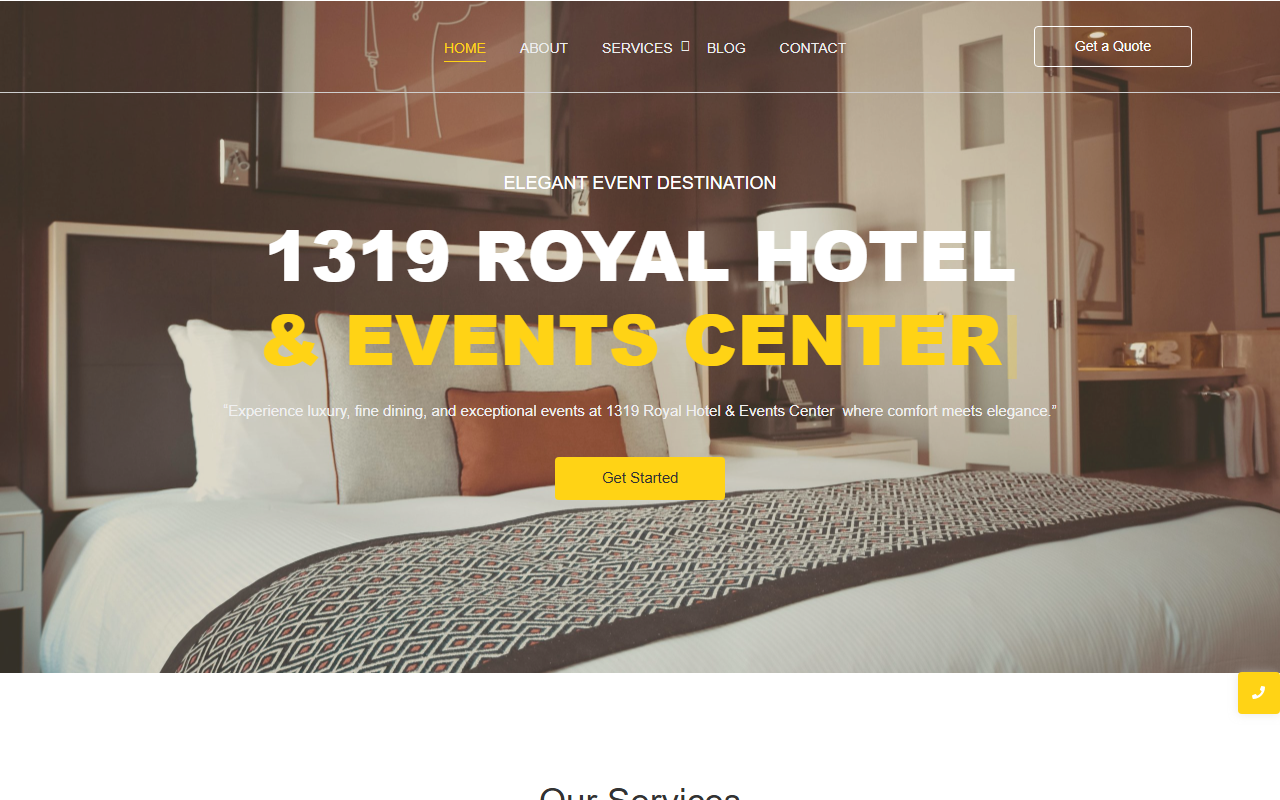 1319royalhotel.com screenshot