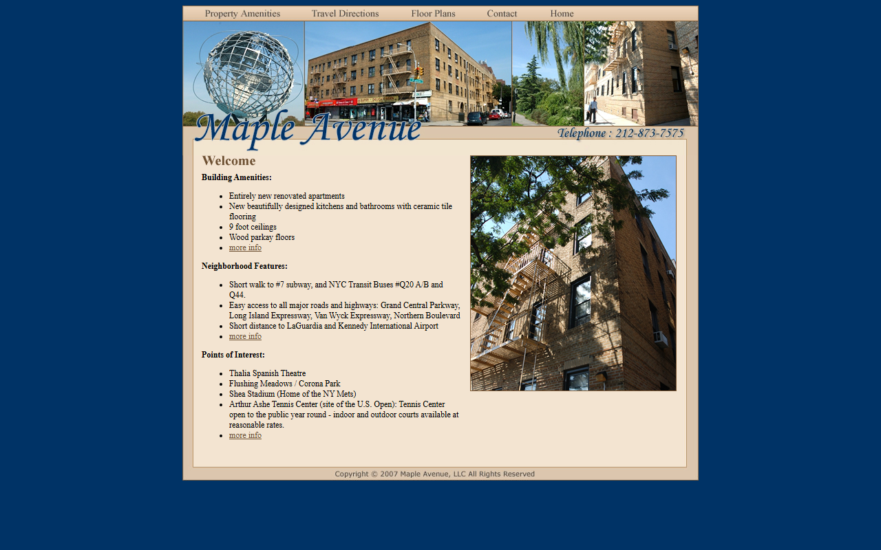 13209mapleavenue.com screenshot