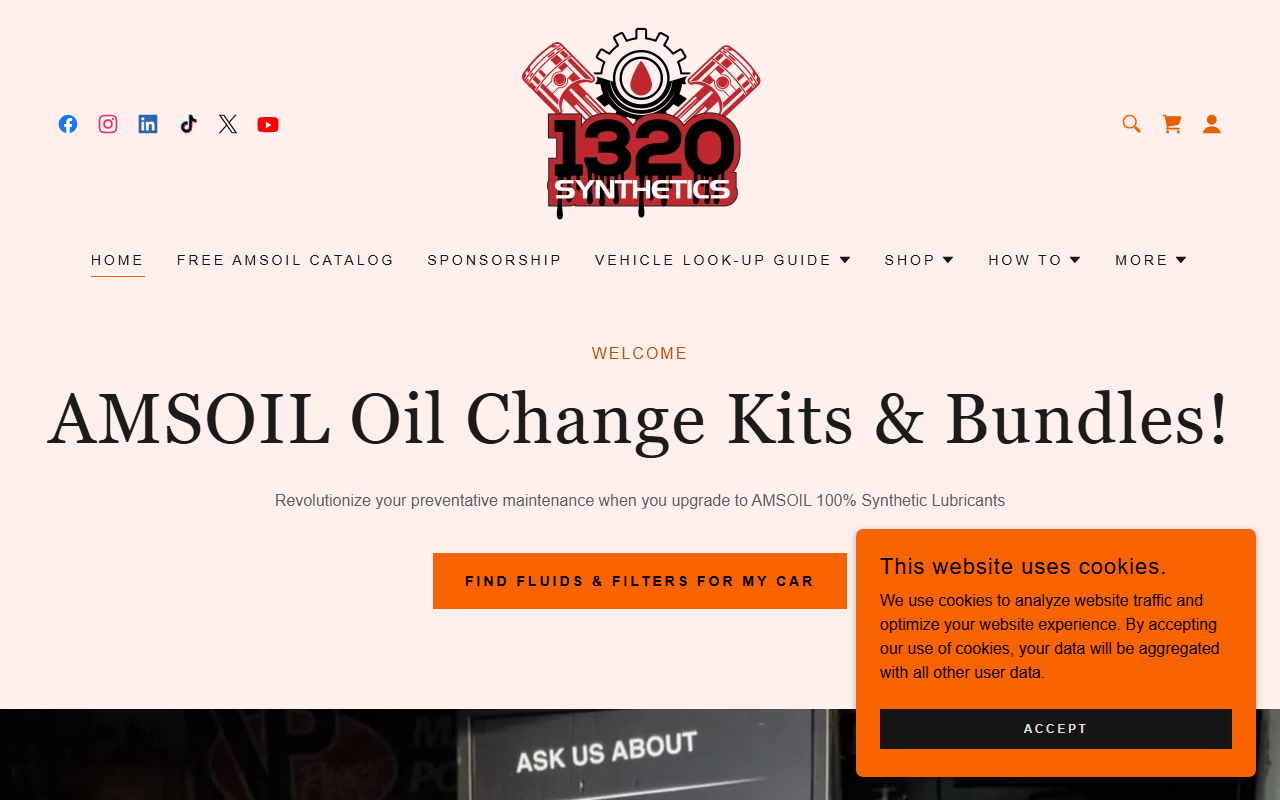 1320synthetics.com screenshot