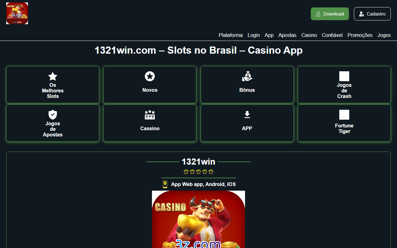 1321winslot.com screenshot