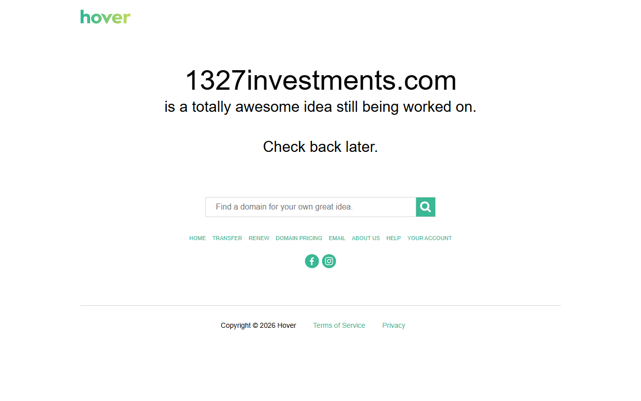 1327investments.com screenshot