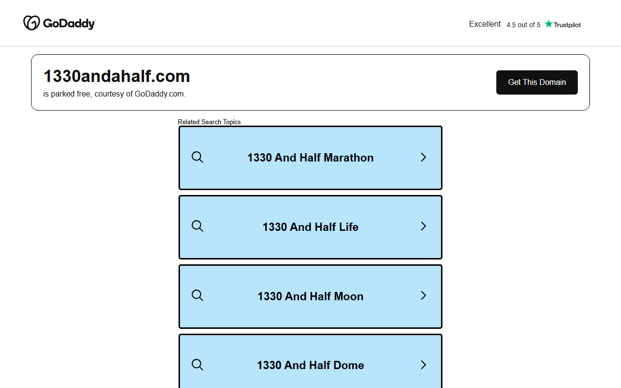 1330andahalf.com screenshot
