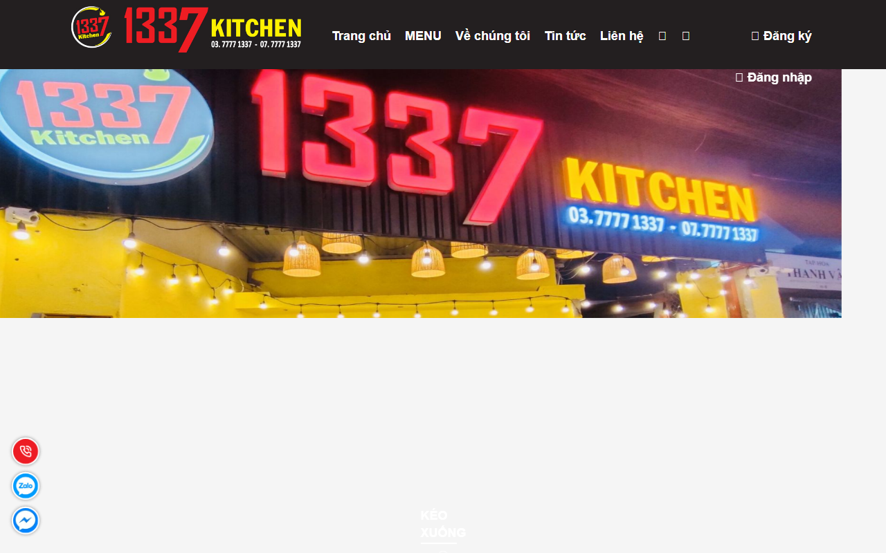1337kitchen.com screenshot