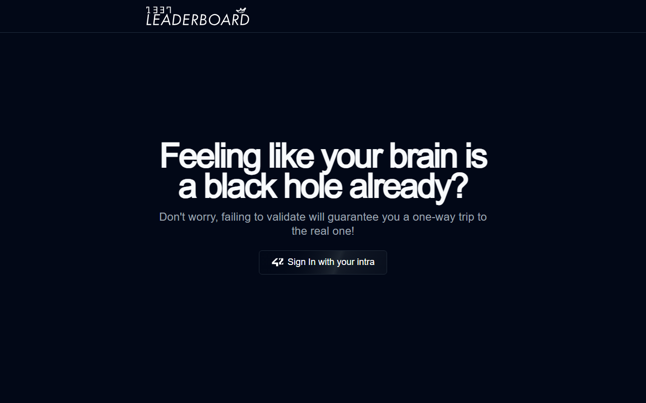 1337leaderboard.com screenshot