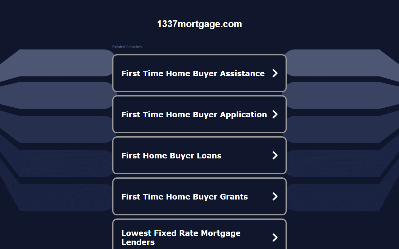 1337mortgage.com screenshot