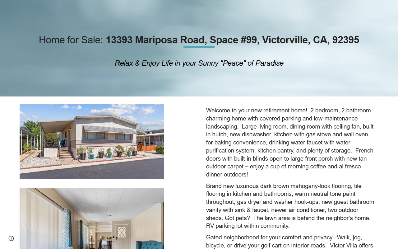 13393mariposa.com screenshot