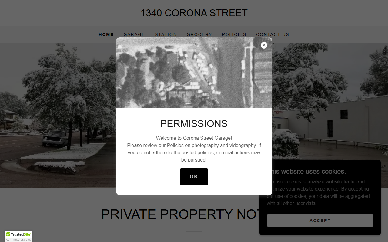 1340coronastreet.com screenshot
