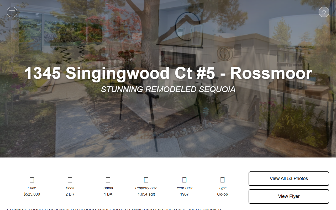 1345singingwood.com screenshot