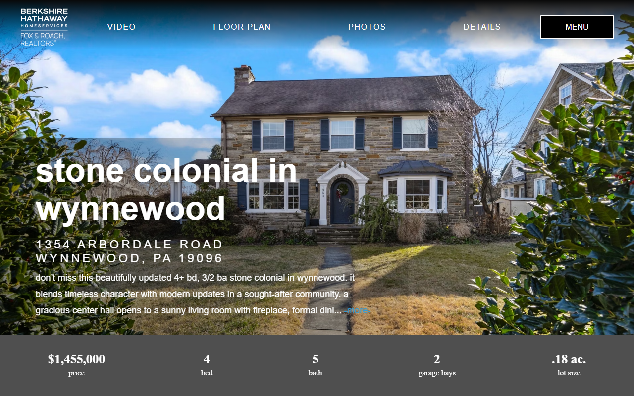 1354arbordale.com screenshot