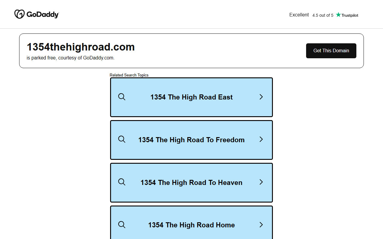 1354thehighroad.com screenshot